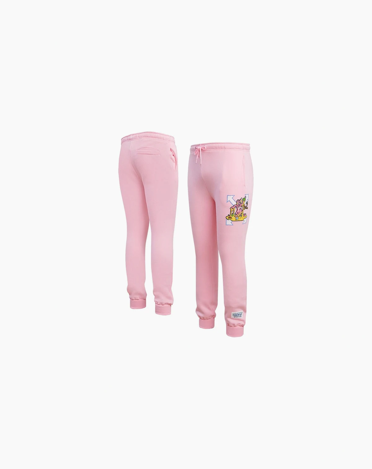 Men's Pink Looney Tunes Arrow Willie Jogger Pants