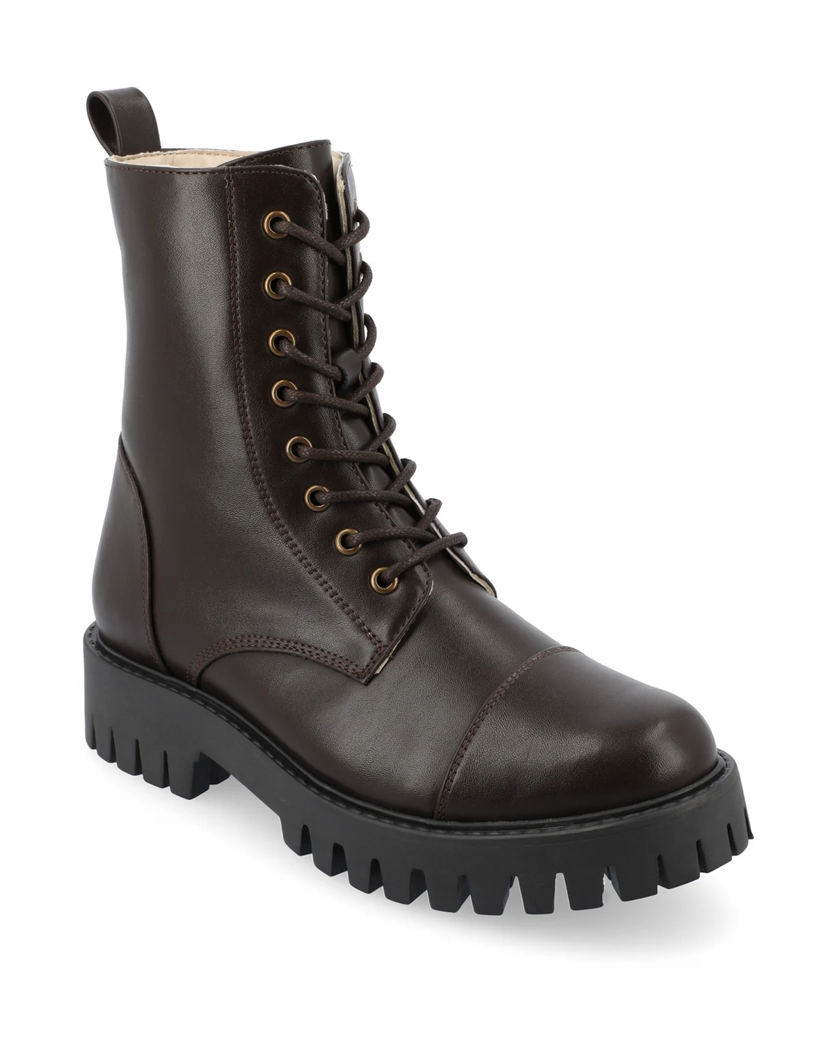 Women's Aaley Lace Up Lug Combat Bootie