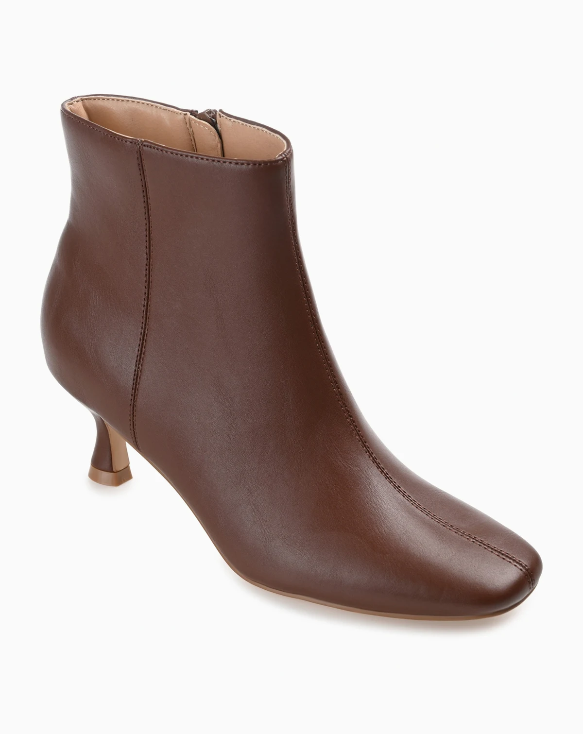 Women's Kelssa Square Toe Kitten Heel Dress Booties