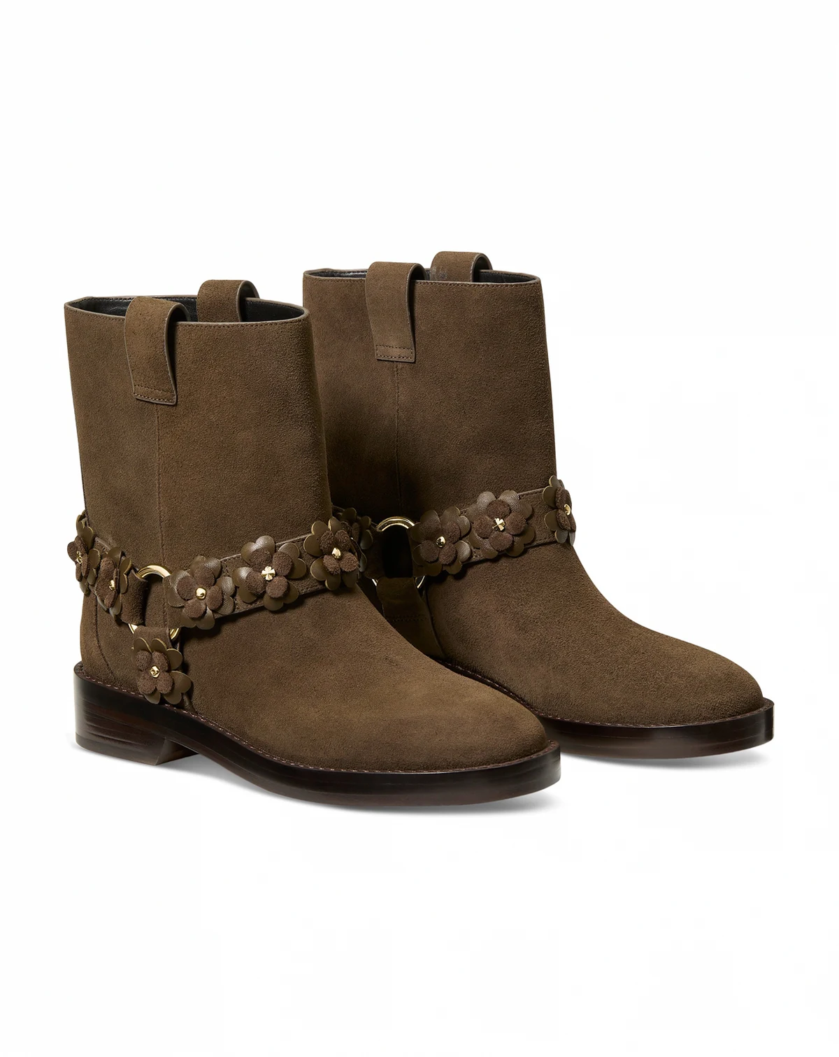 Women's Spade Flower Garden Moto Boots