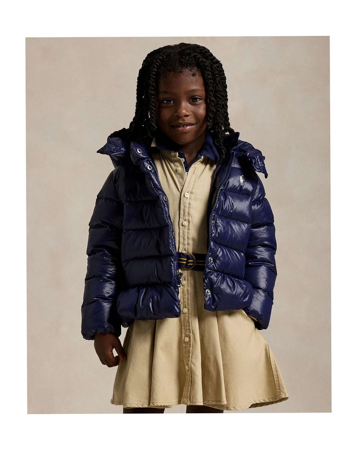 Girls' 2T-6X Hooded Long-Sleeve Jacket