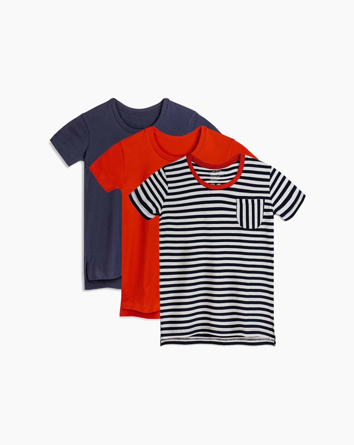 Toddler Girls 3pk Fair Trade Organic Cotton Extended Length Tees