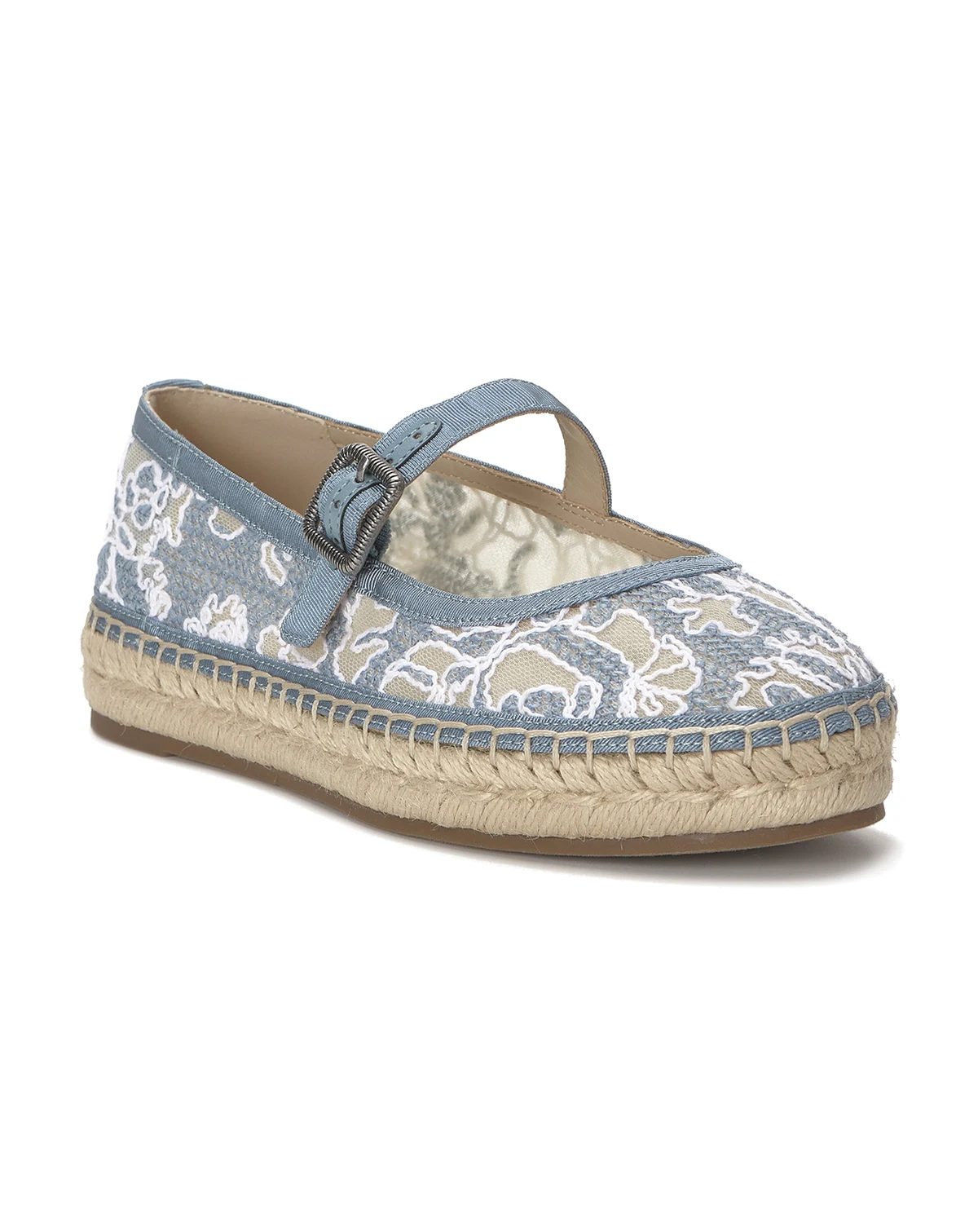 Women's Orlyna Burnout Lace Espadrille Mary Jane Flats