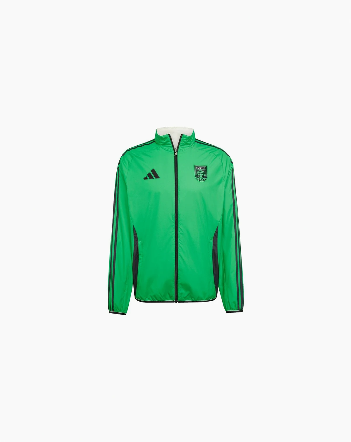 Men's Green/White Austin FC 2025 Anthem Reversible Full-Zip Jacket