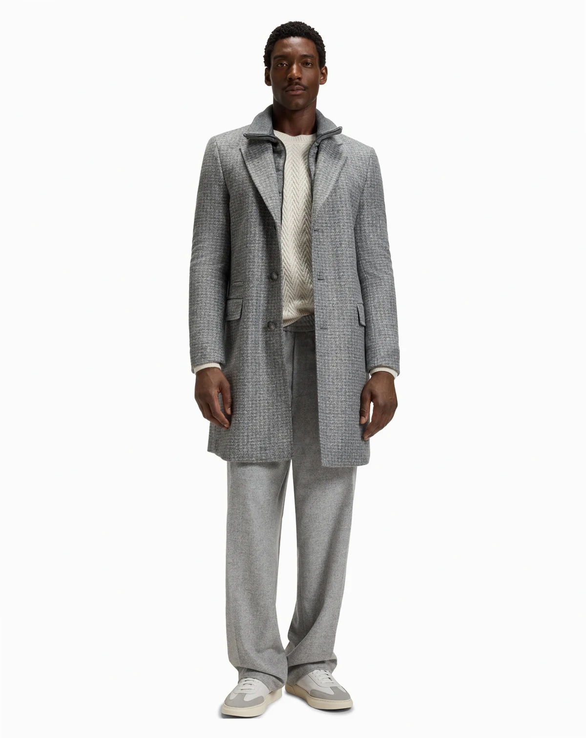 Men's Detachable Slim-Fit Coat