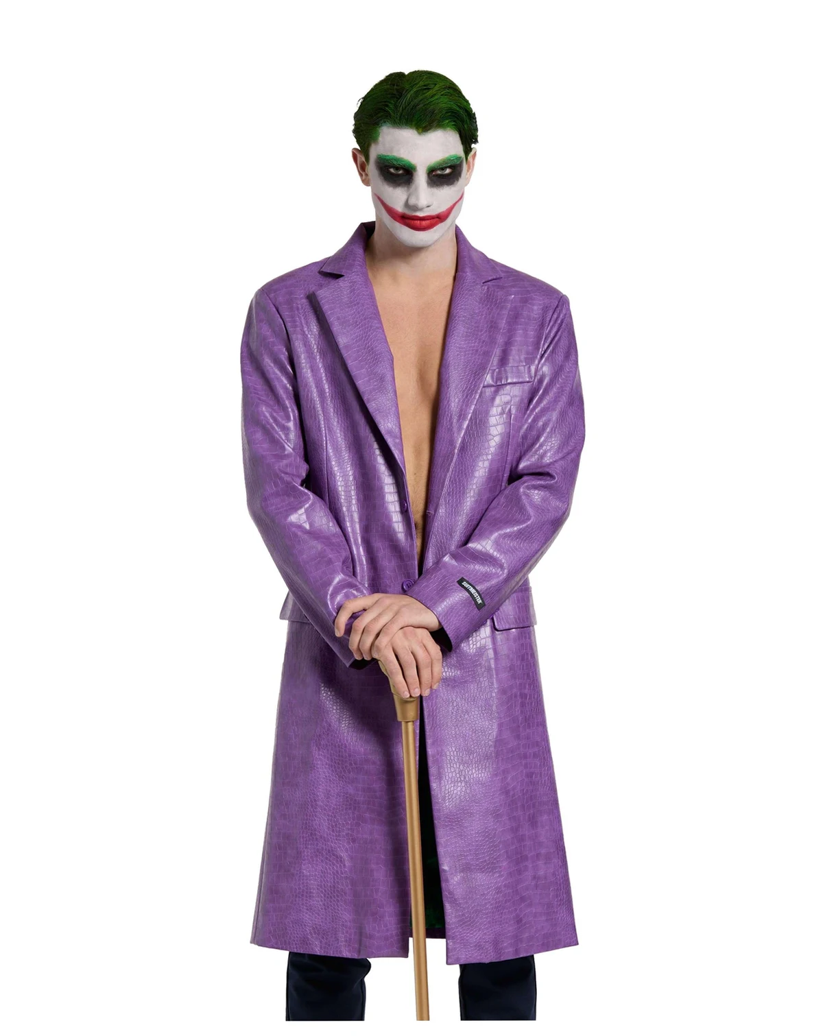 Men's Official DC Comics Joker Coat - Halloween Costume