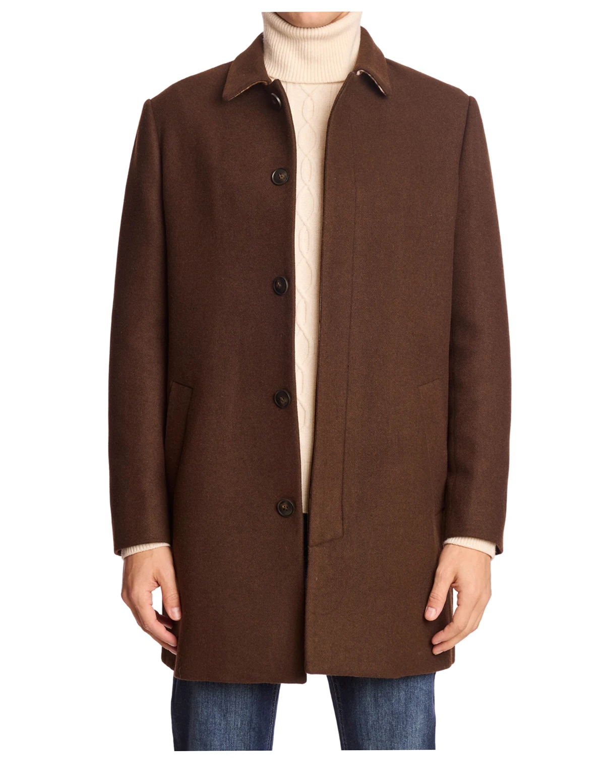 Men's Classic-Fit Topper Coat