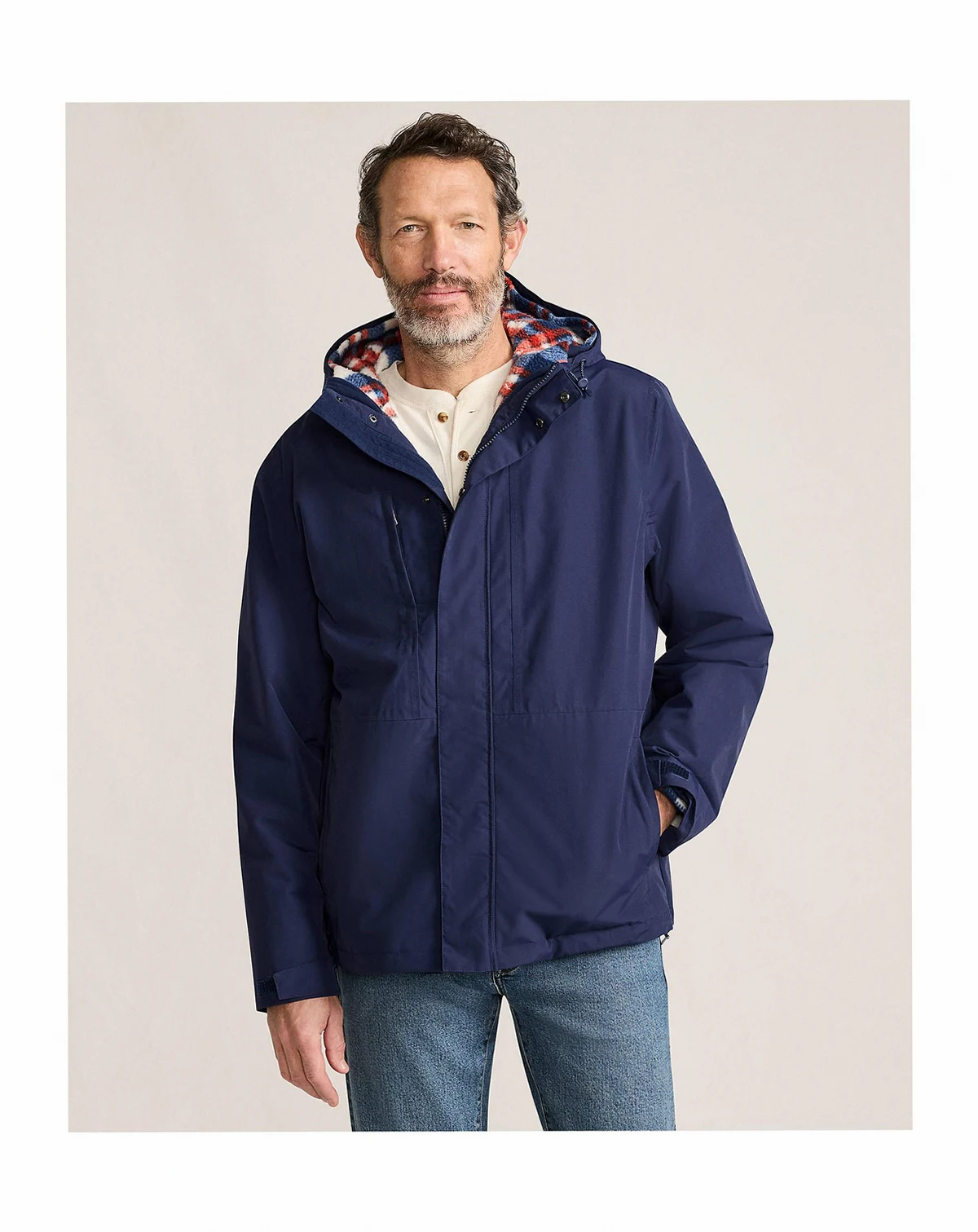 Big & Tall Squall 3 in 1 High Pile Lined Jacket