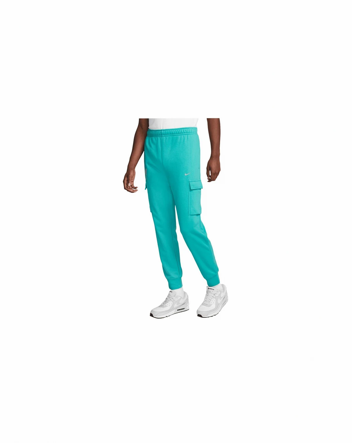 Men's Aqua Liverpool Club Cargo Jogger Pants
