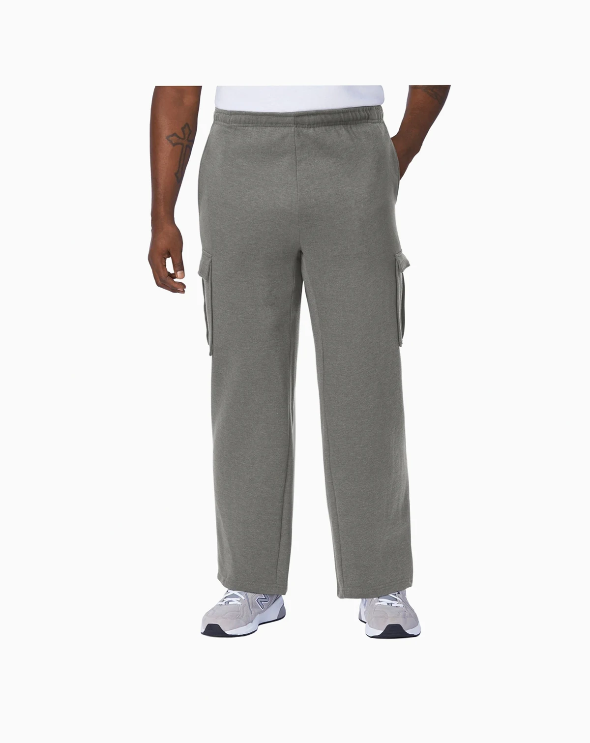 Big & Tall Fleece Cargo Sweatpants