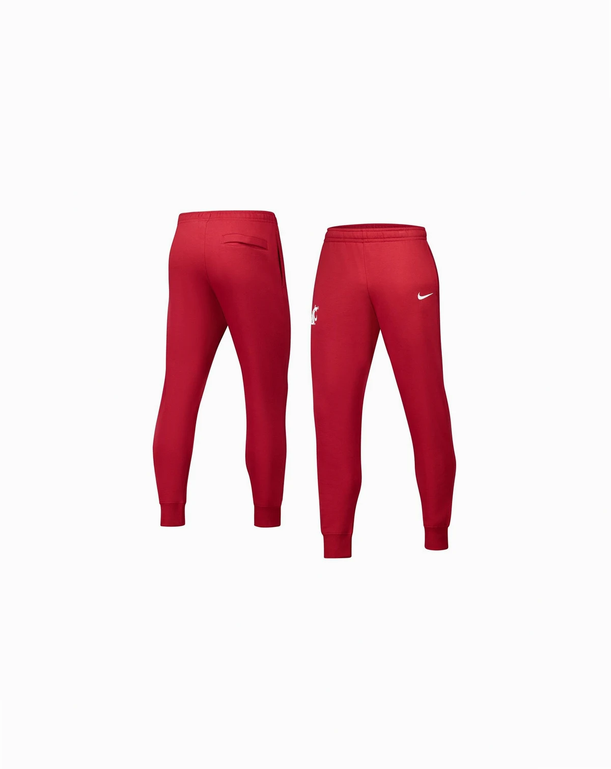 Men's Crimson Washington State Cougars Club Fleece Pants