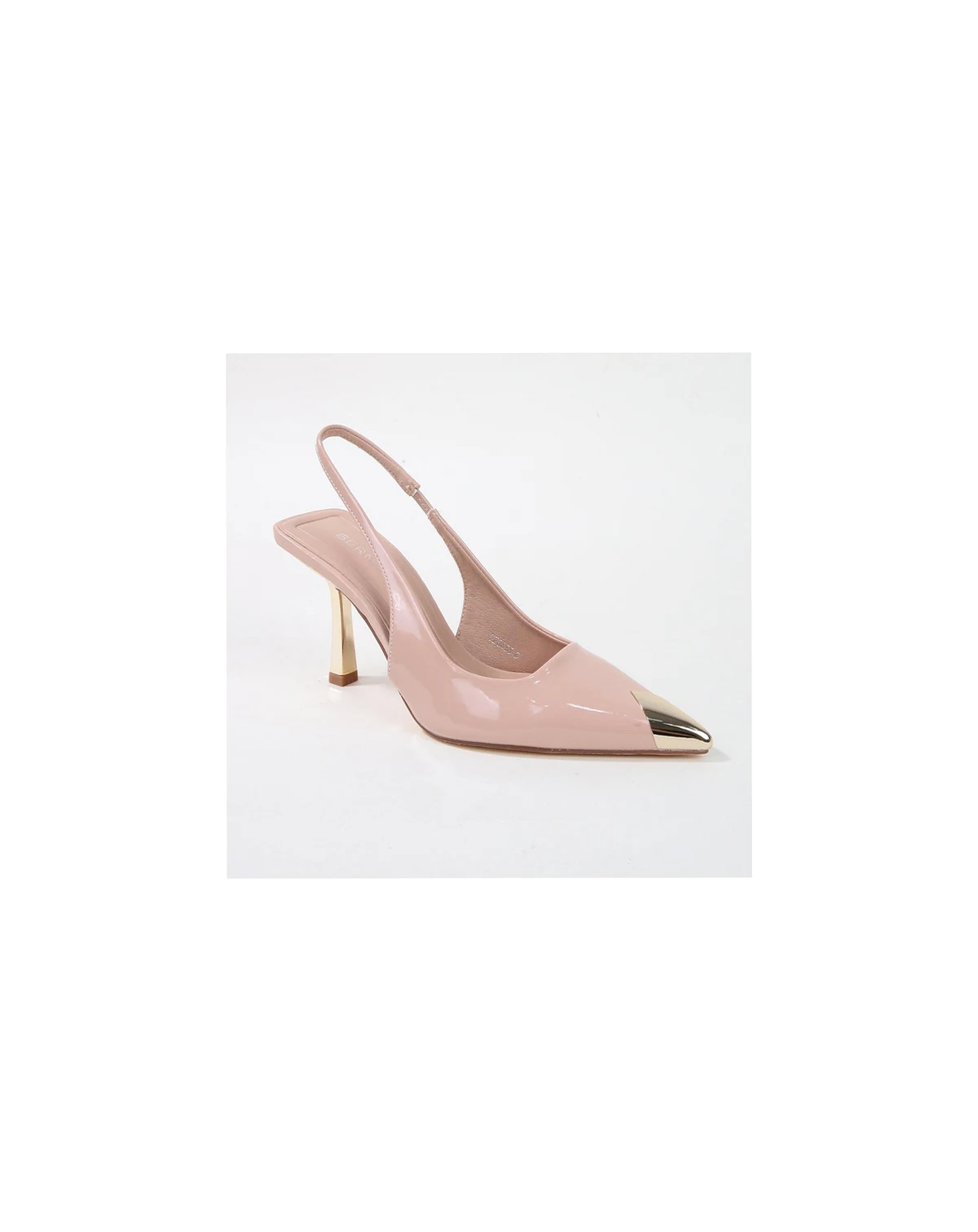 Vega Metallic Cap-Toe Slingback