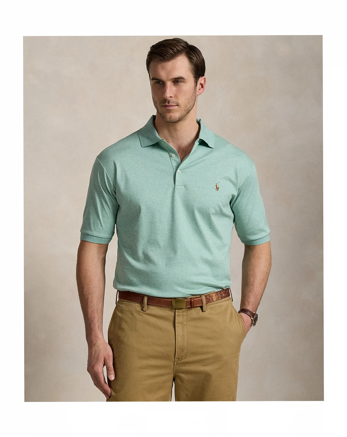 Men's Big & Tall Classic Fit Soft Cotton Polo