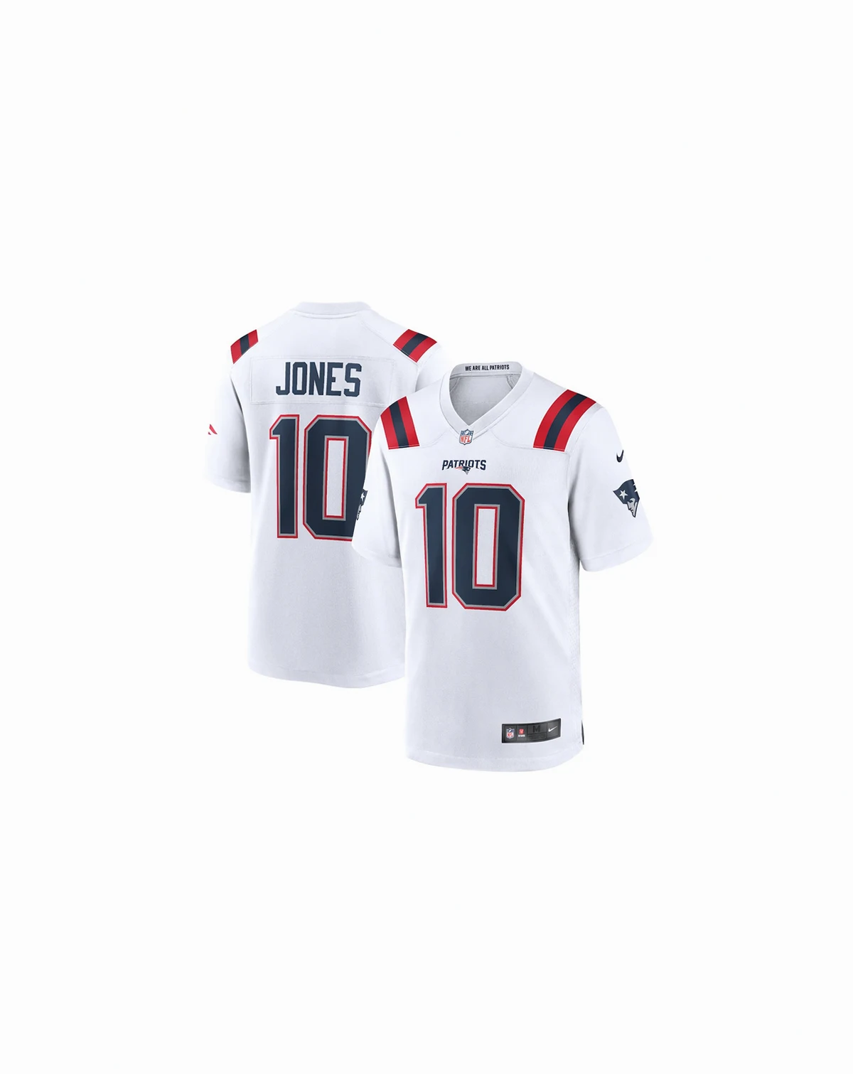 Men's Mac Jones New England Patriots Team Game Jersey