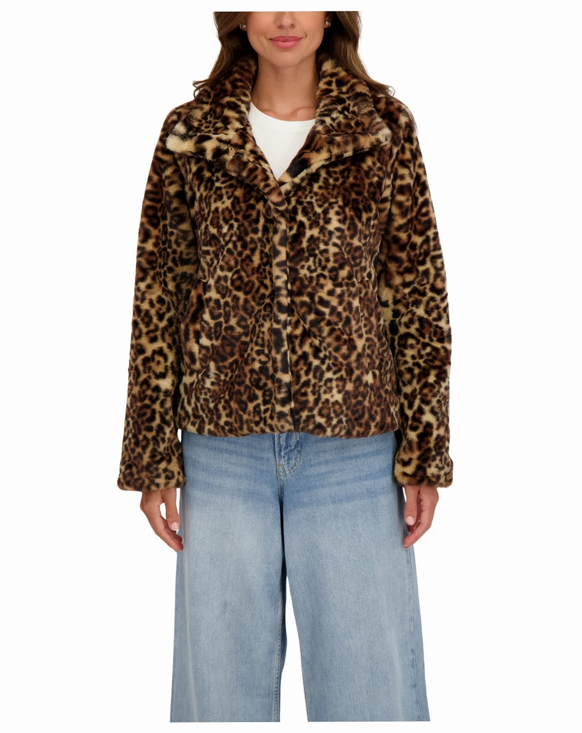 Women's Short Faux Fur Jacket