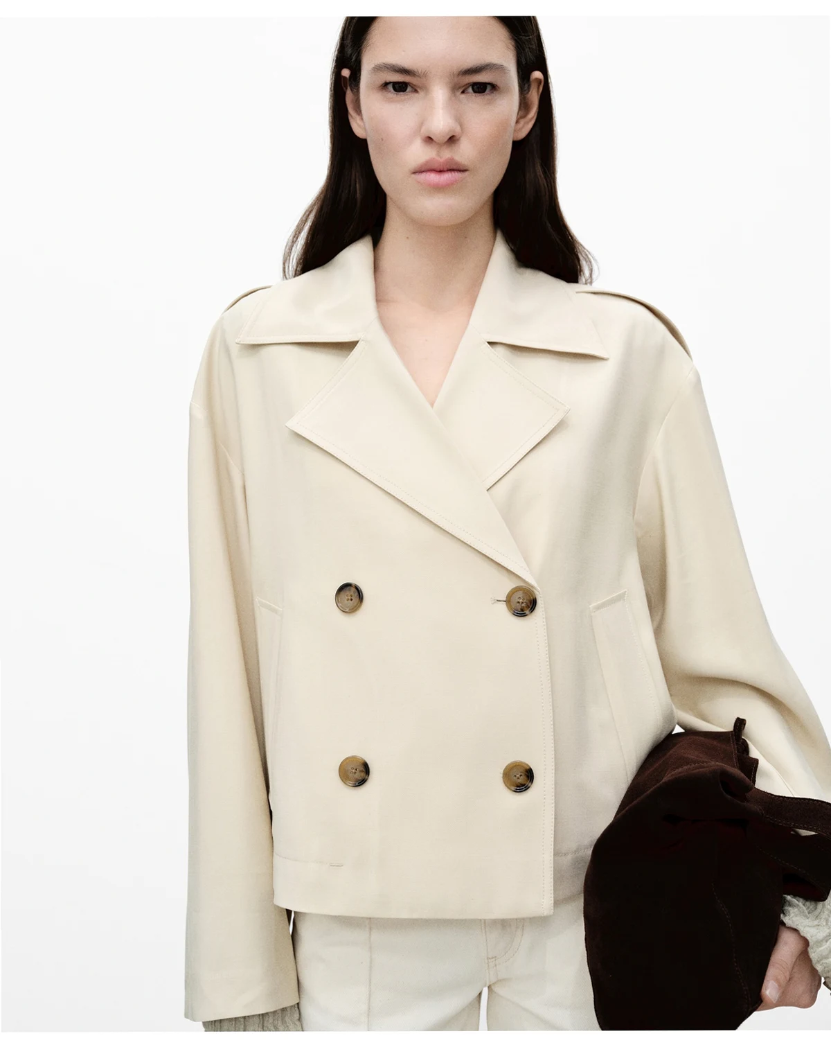 Women's Double-Breasted Lapels Jacket