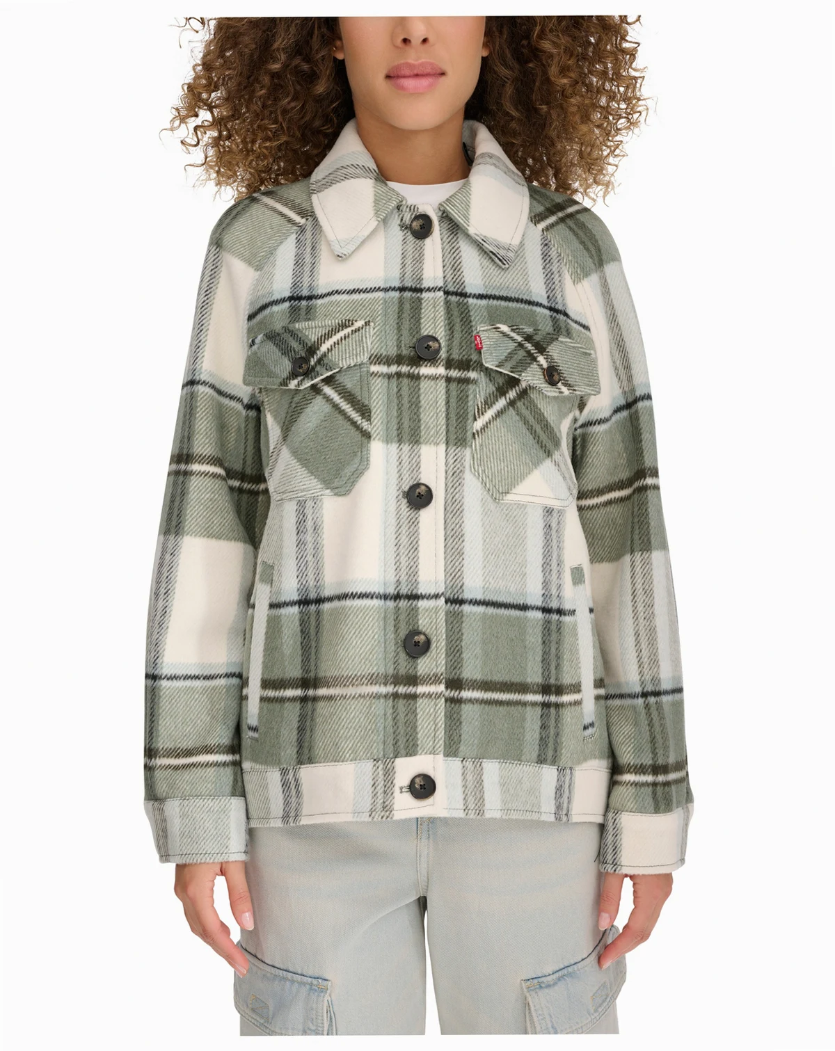 Women's Wool Blend Shirt Jacket