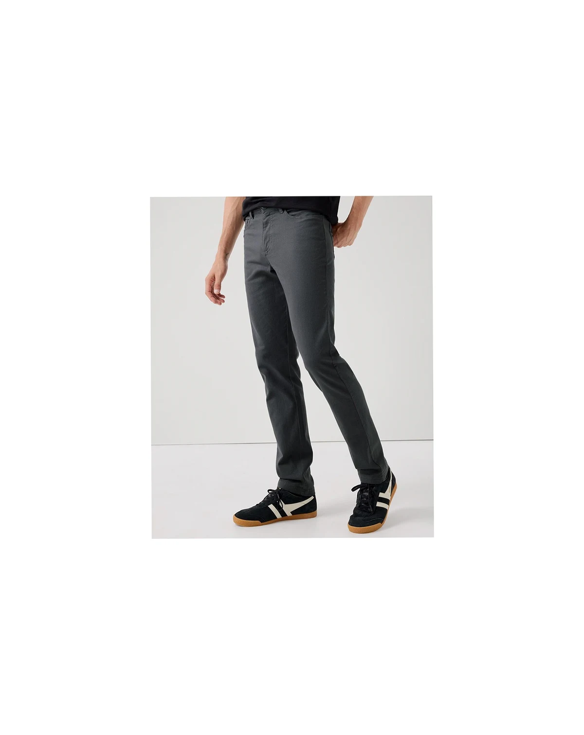 Men's Organic Cotton Stretch Twill Denim 5-Pocket Pant - 34" Inseam