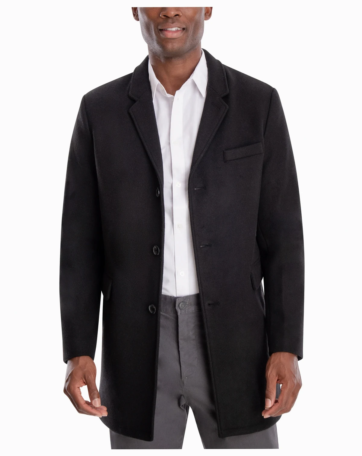 Men's Ghent Slim-Fit Overcoat