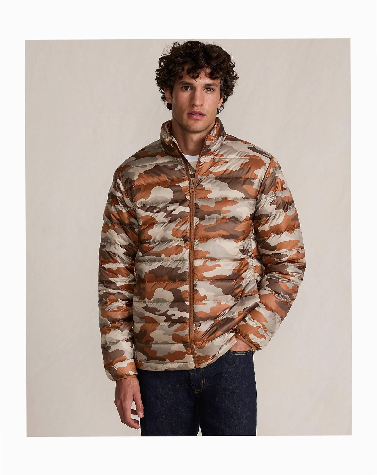 Men's Wanderweight Packable Print Down Jacket