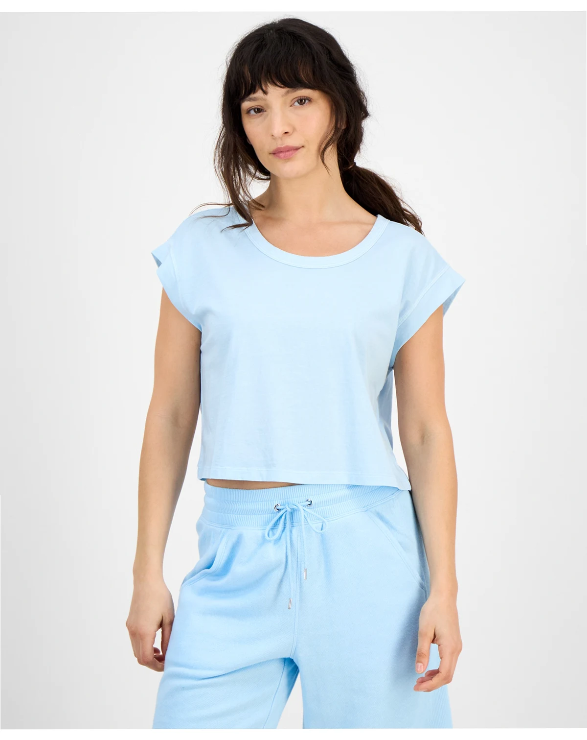 Women's Cotton Solid-Color Washed Sleeveless Top, Exclusively at Macy's