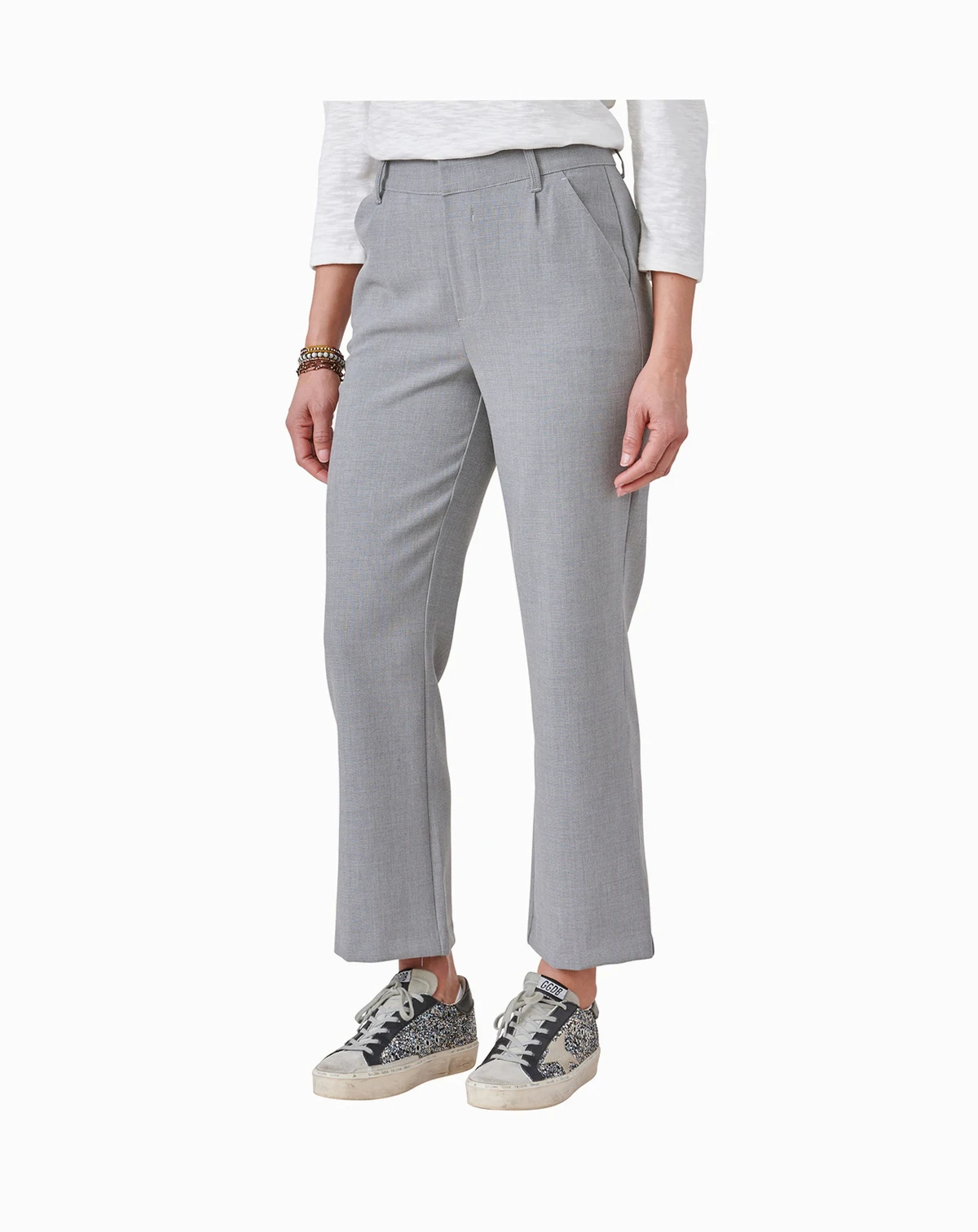 Petite AB Solution Sky Rise Barrel Leg Trousers