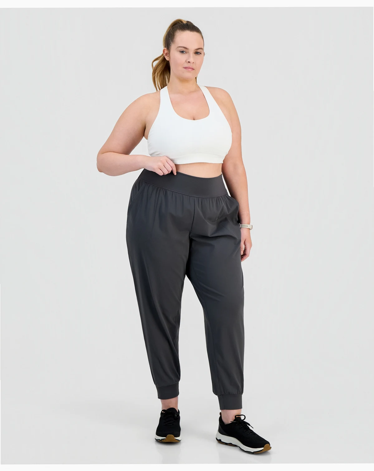 Plus Size Studio Ankle Jogger Pants, Macy's Exclusive