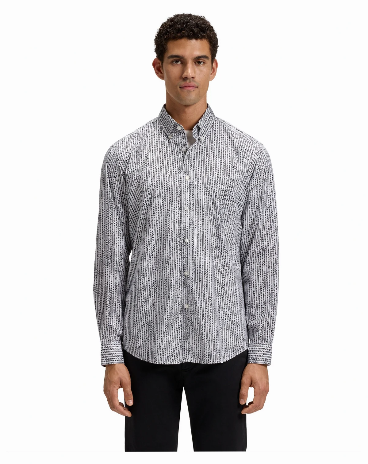 Men's Cotton Poplin Regular-Fit Shirt