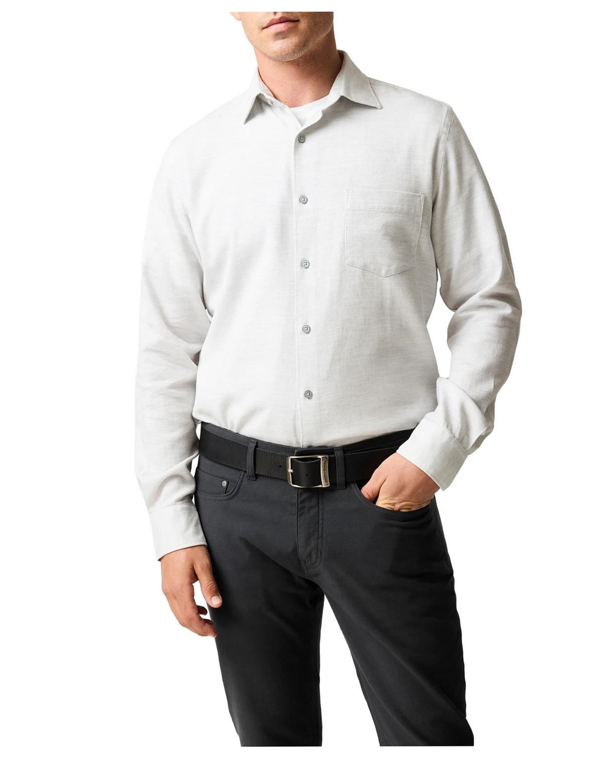 Men's Airtex Long Sleeve Slim Fit Shirt