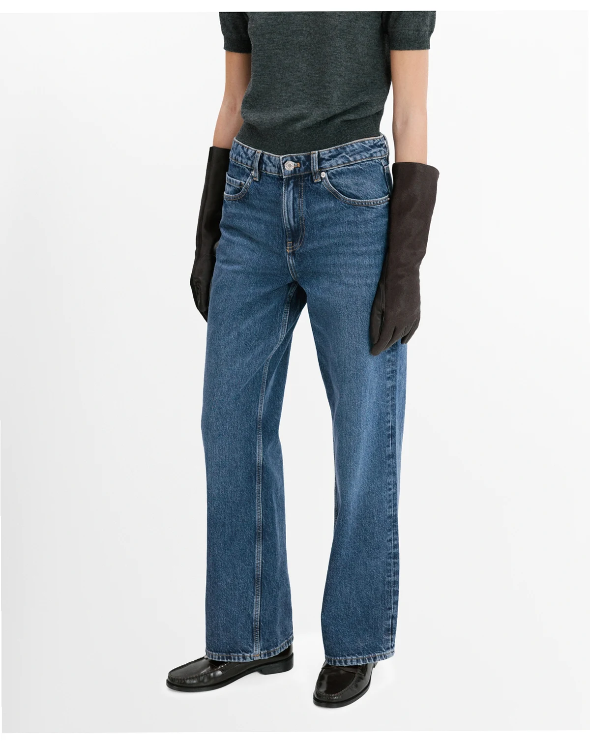 Women's Straight Low-Waist Jeans