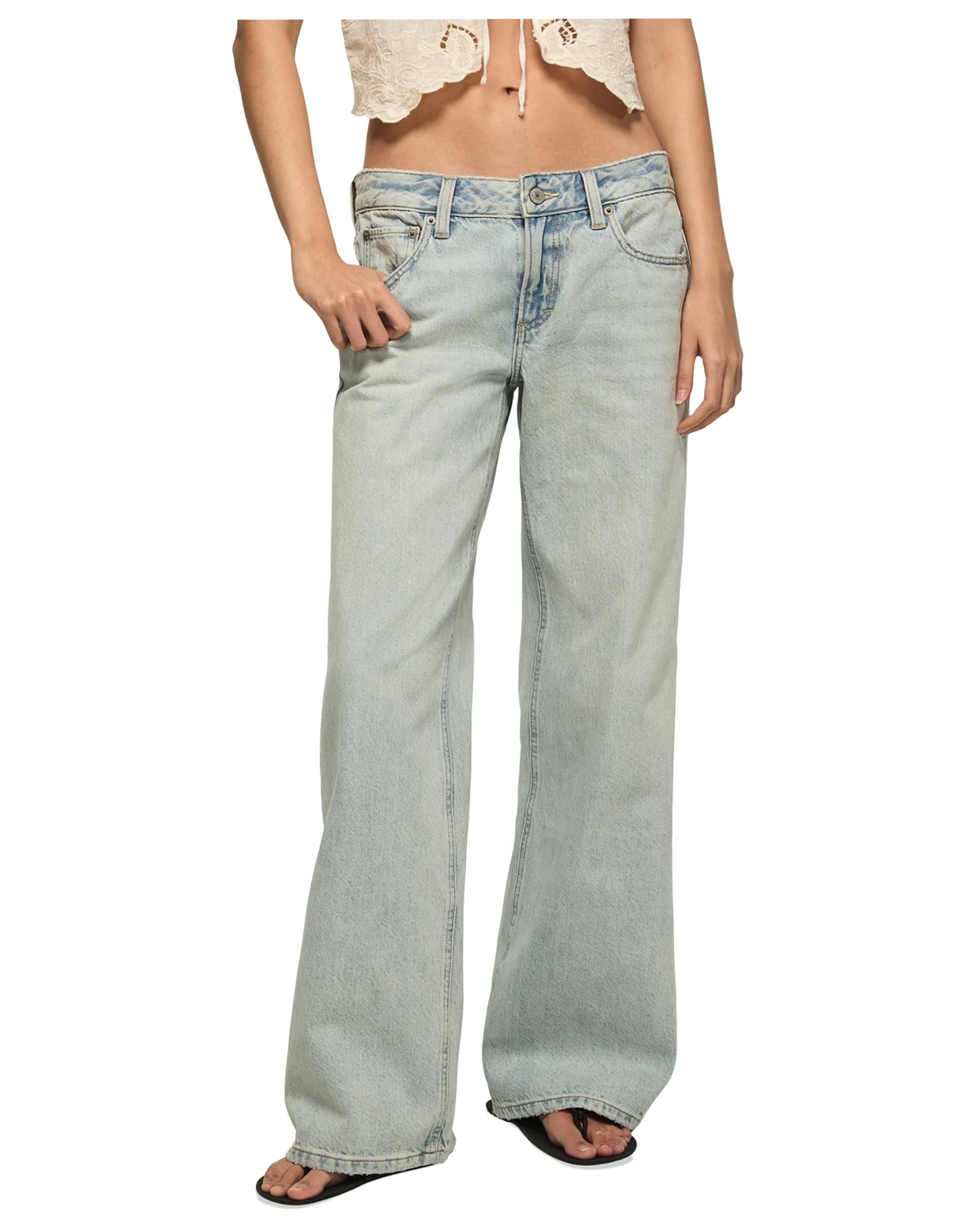 Women's Baggy Wide-Leg Jeans