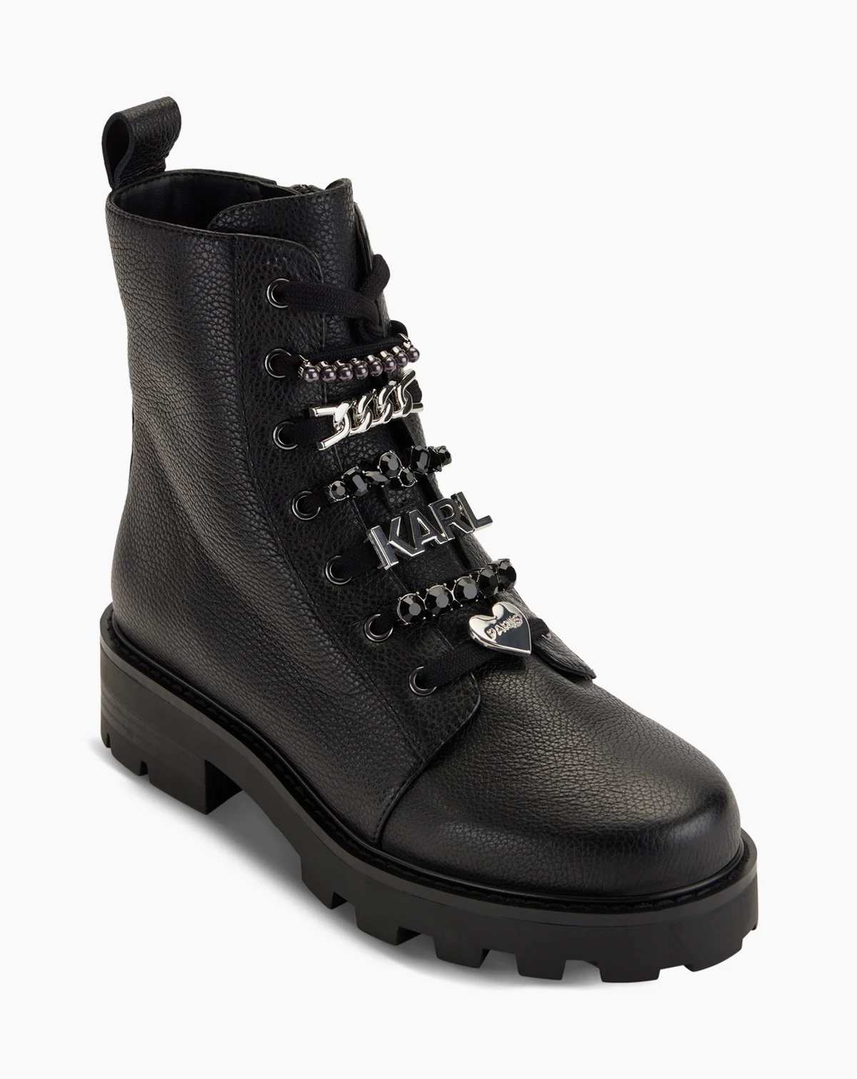 Women's Mela Embellished Combat Booties