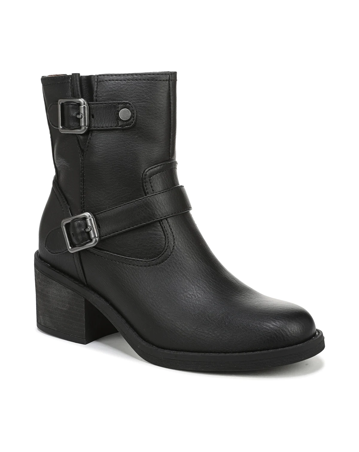 Women's Maeve Round Toe Block Heel Rugged Short Boots