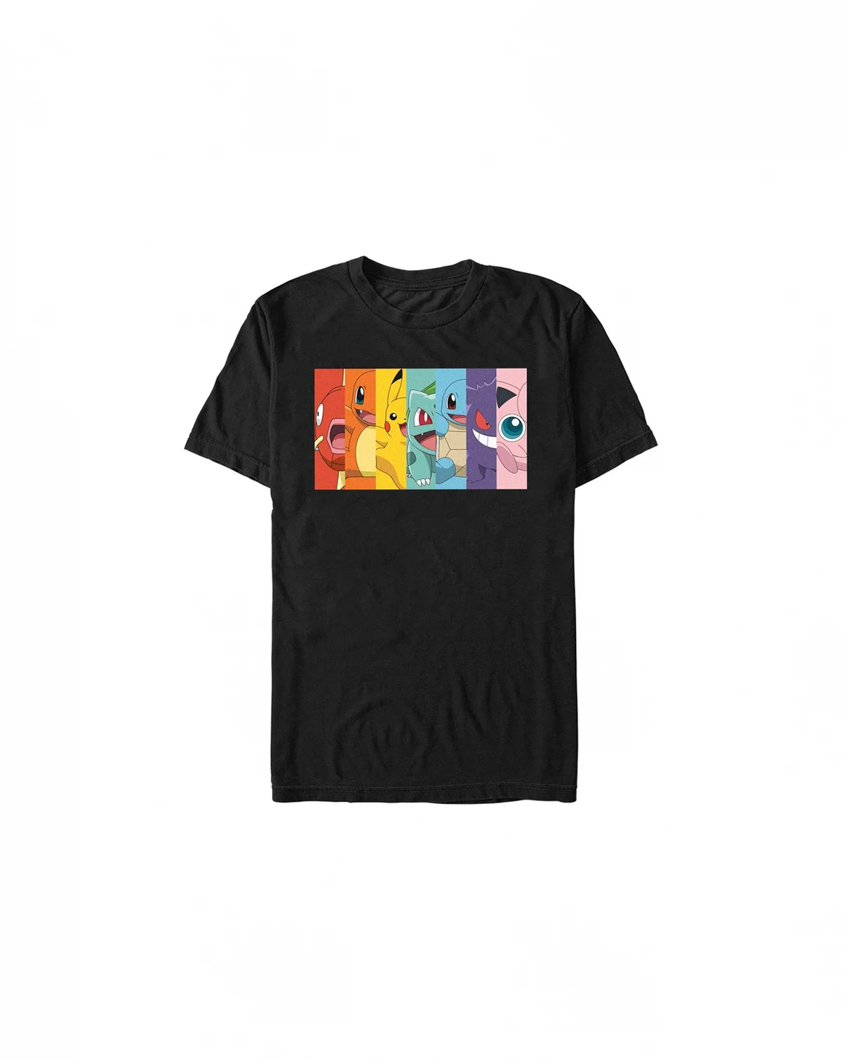 Men's Pokemon Poke Rainbow Short Sleeve T-shirt