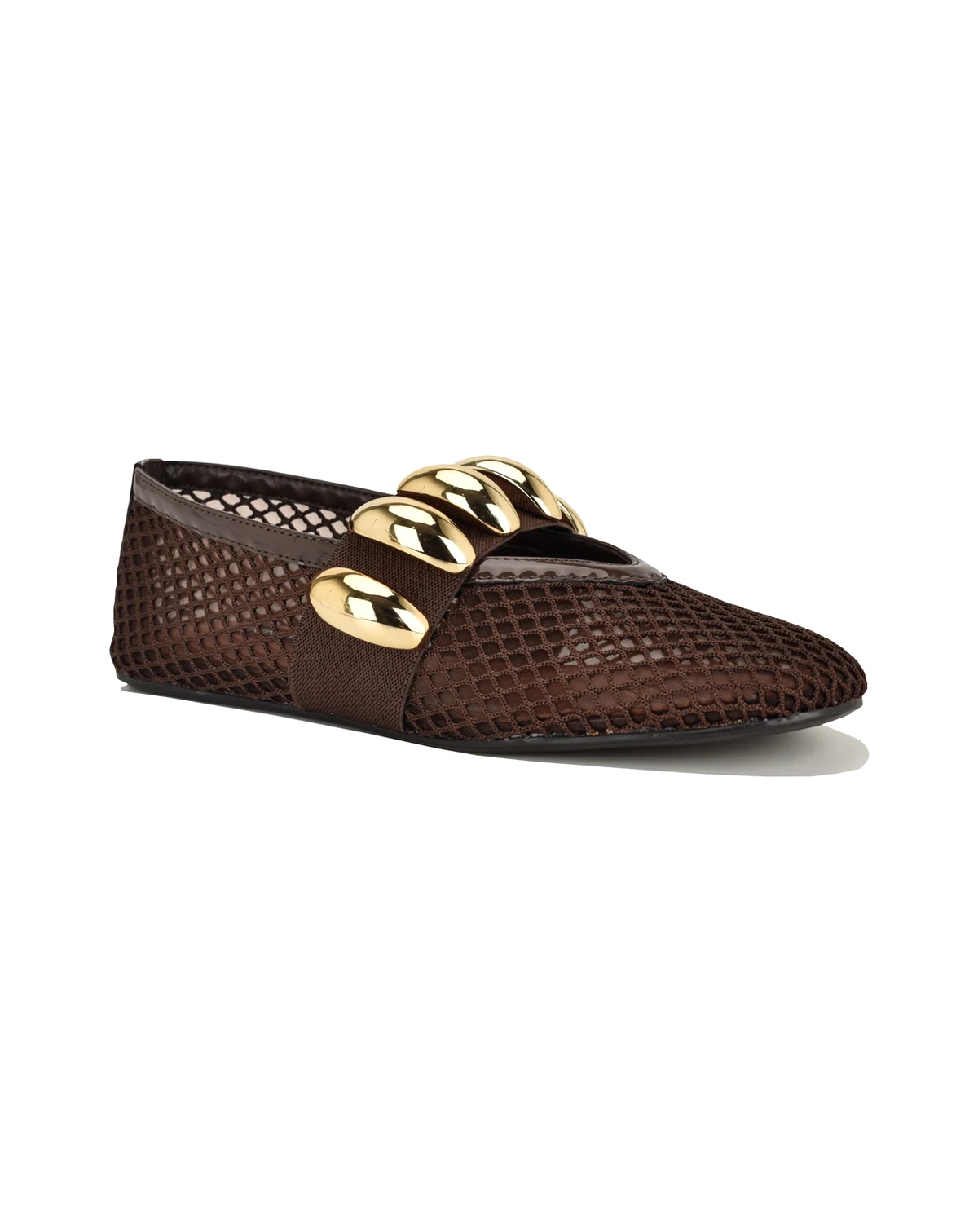 Women's Dorra Mesh Ornamented Mary Jane Dress Flats