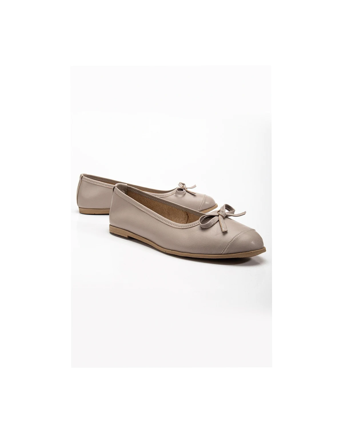 Brooklyn Leather Ballerina Flats