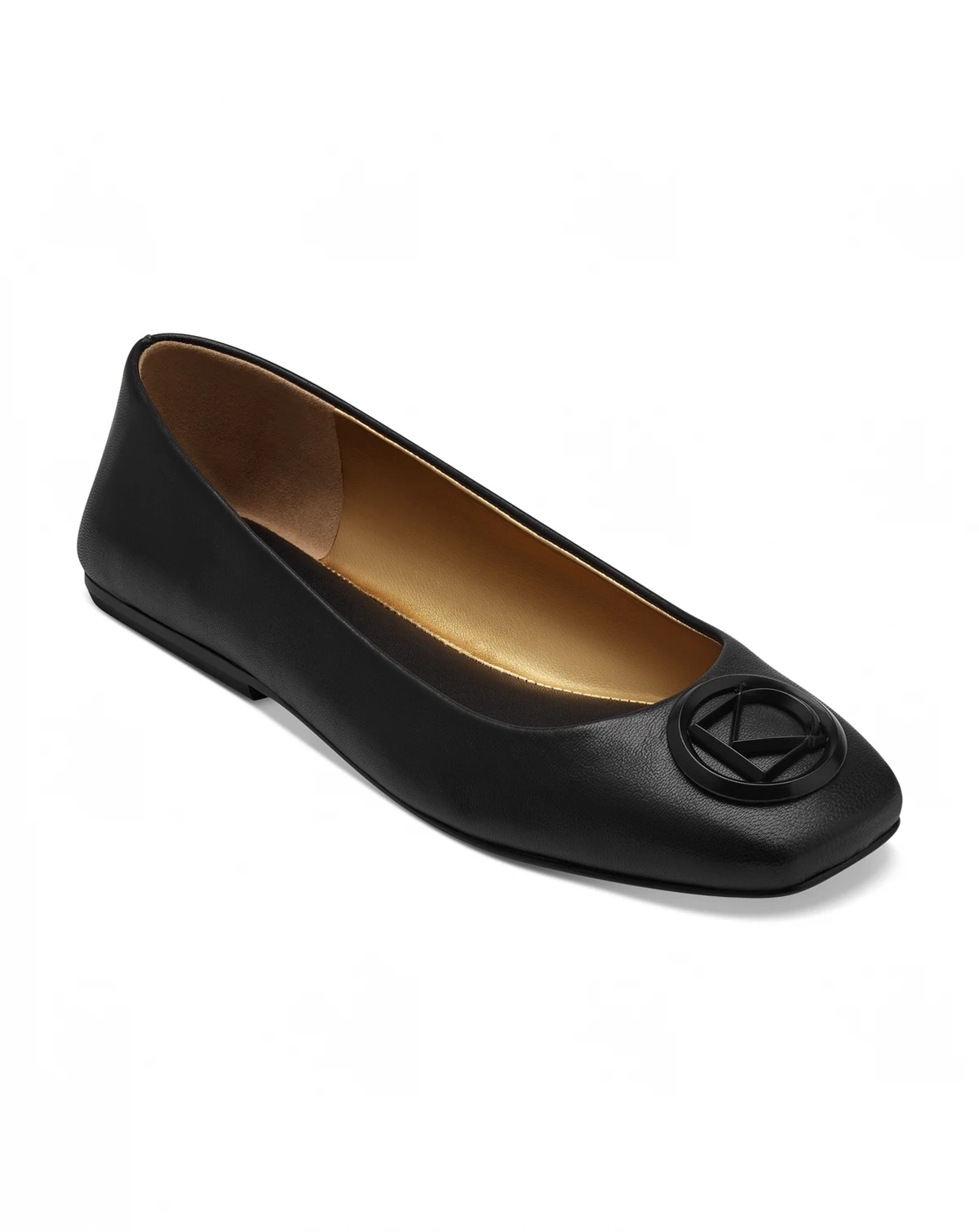 Women's Kylee Logo Leather Ballet Flats