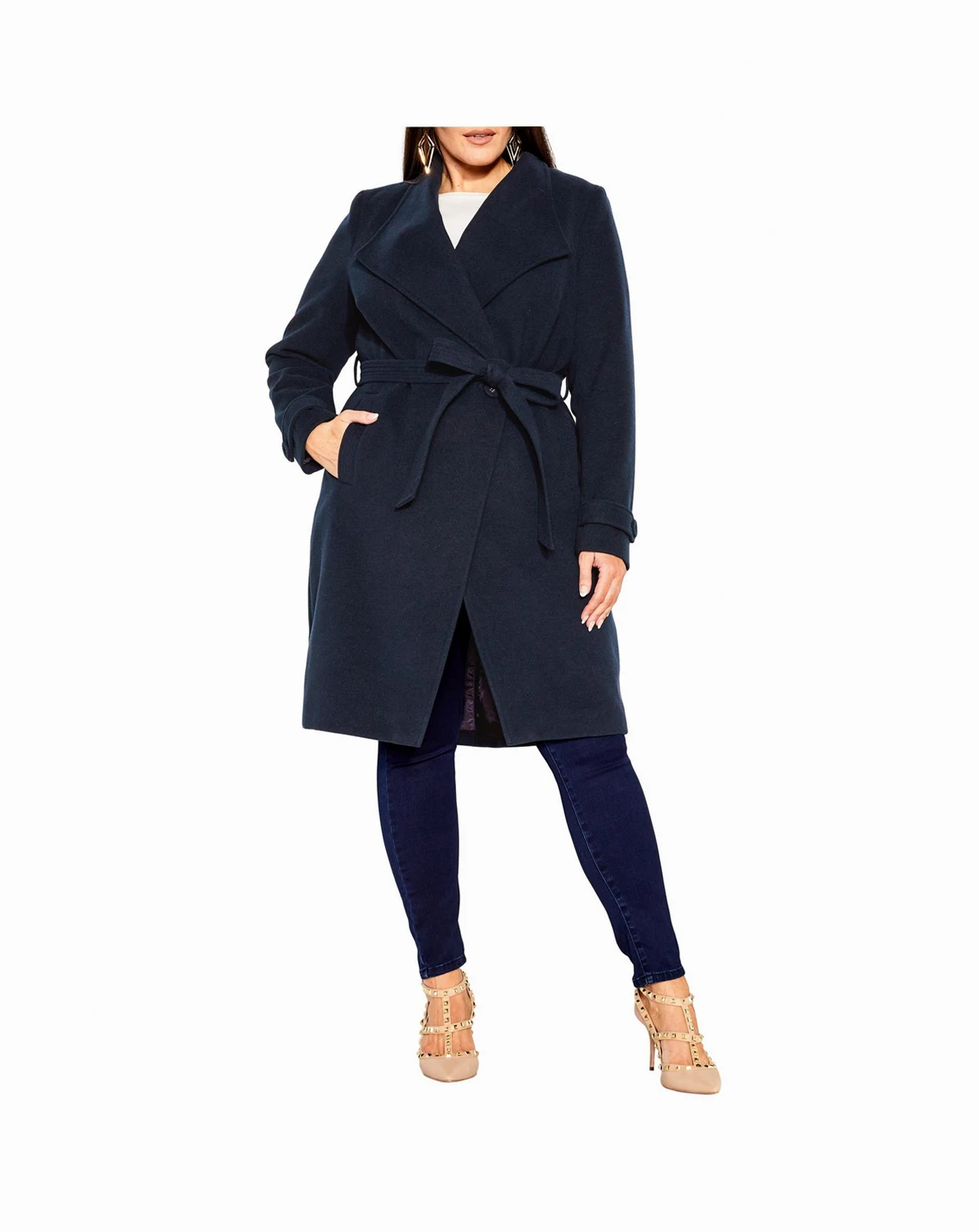 Plus Size So Sleek Coat