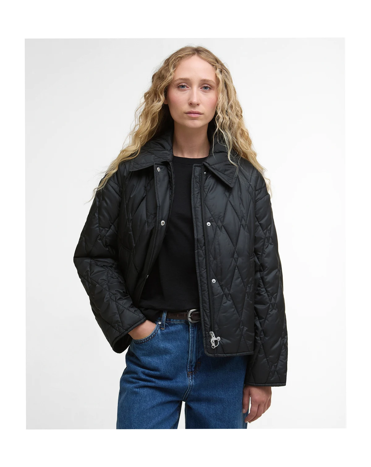 Women's Bernadette Collared Quilted Jacket