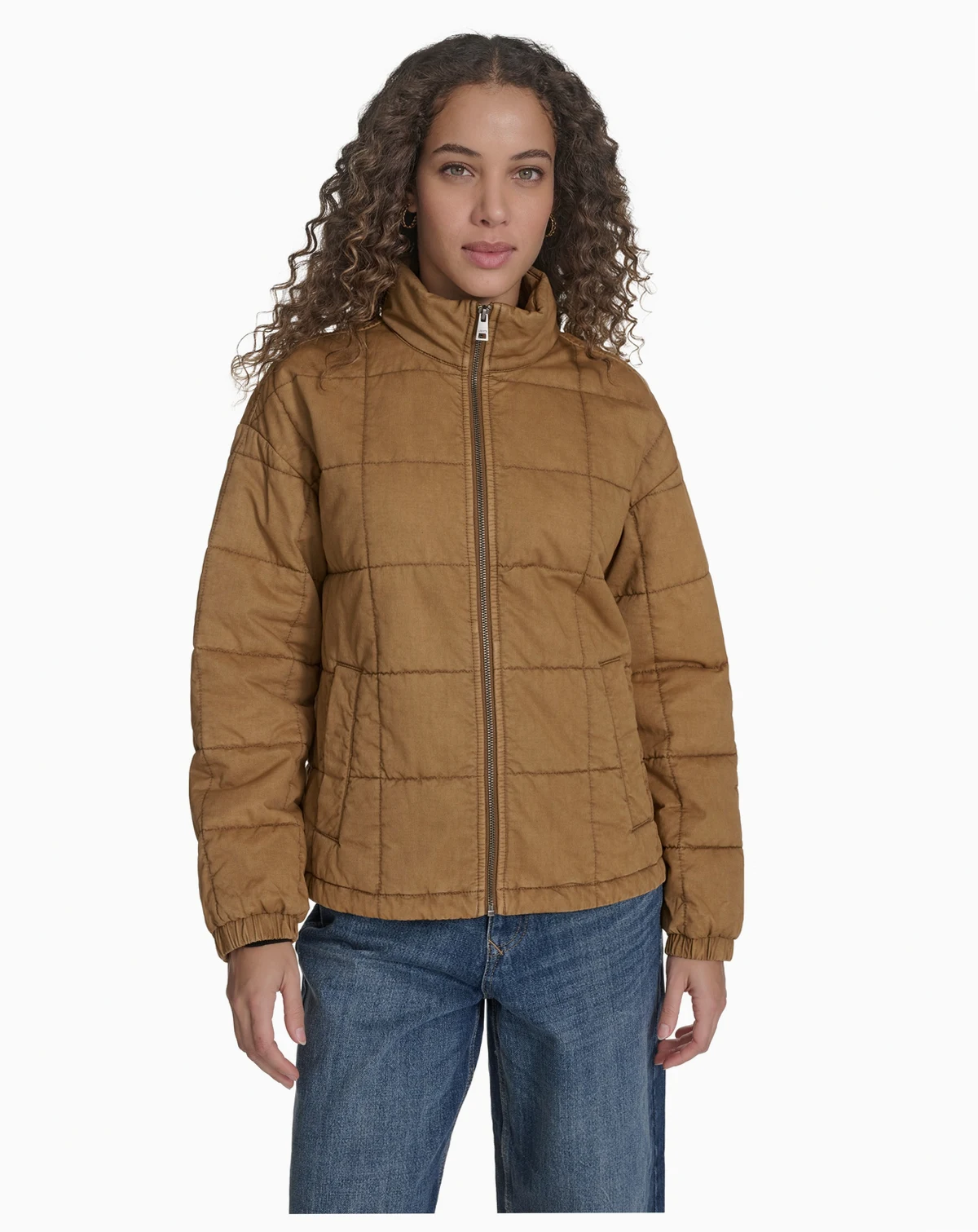 Women's Box Quilted Cotton Jacket