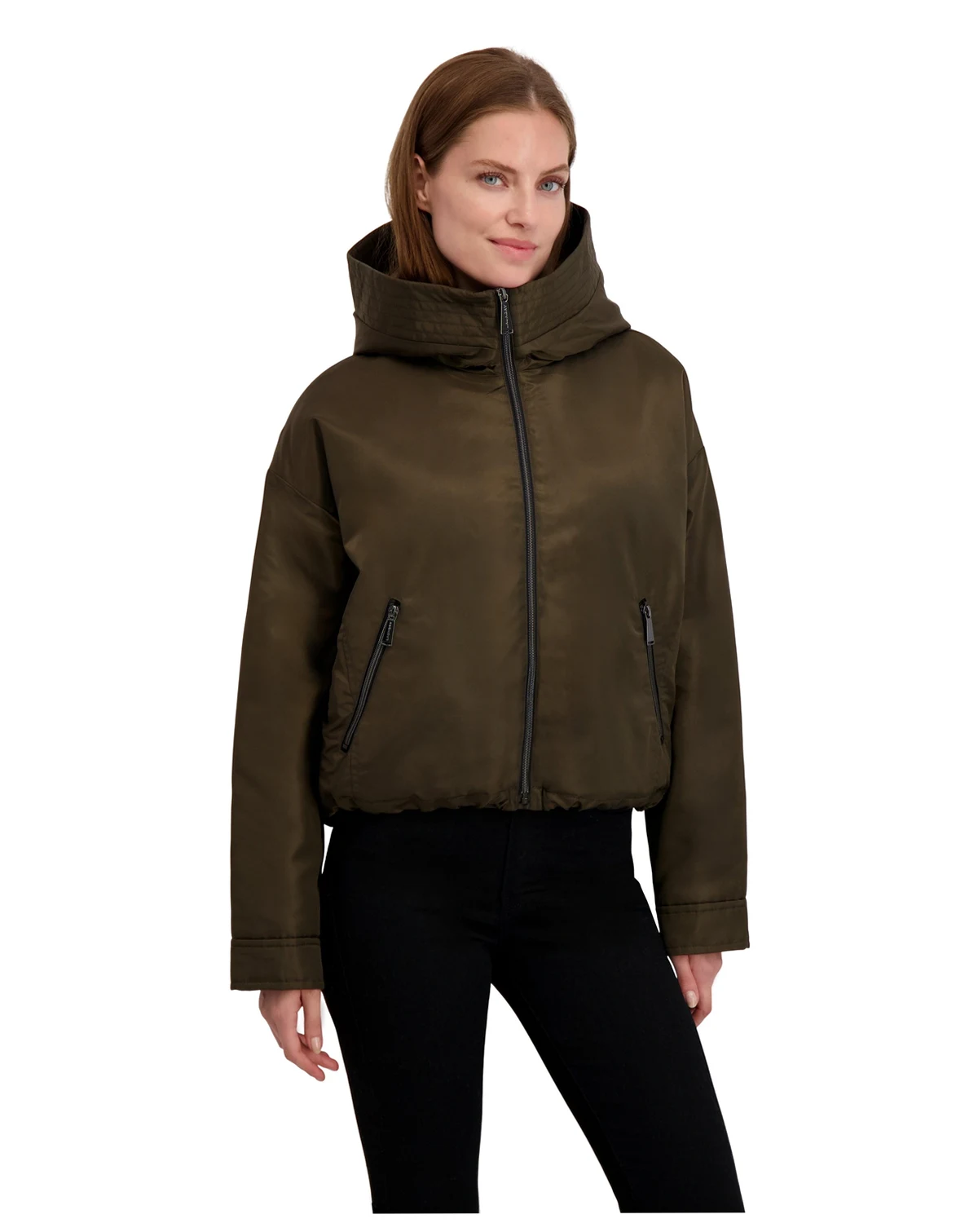 Women's Hooded Bomber Jacket