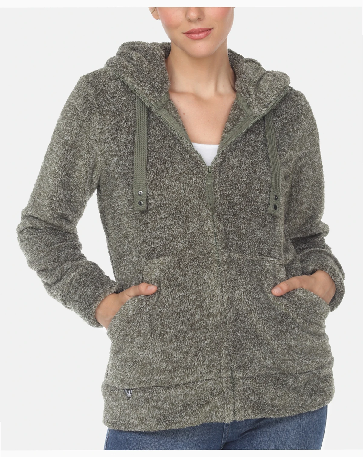Women's Hooded Sherpa Jacket