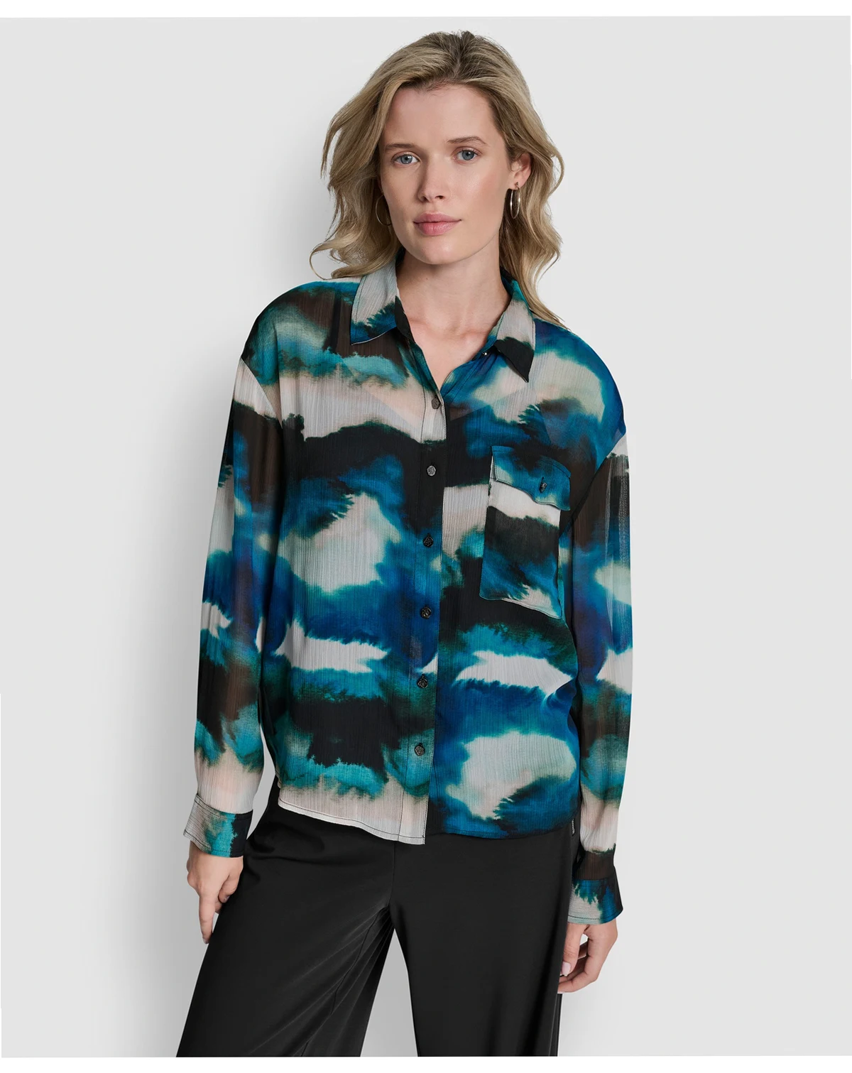 Women's Printed Long Sleeve Shirt