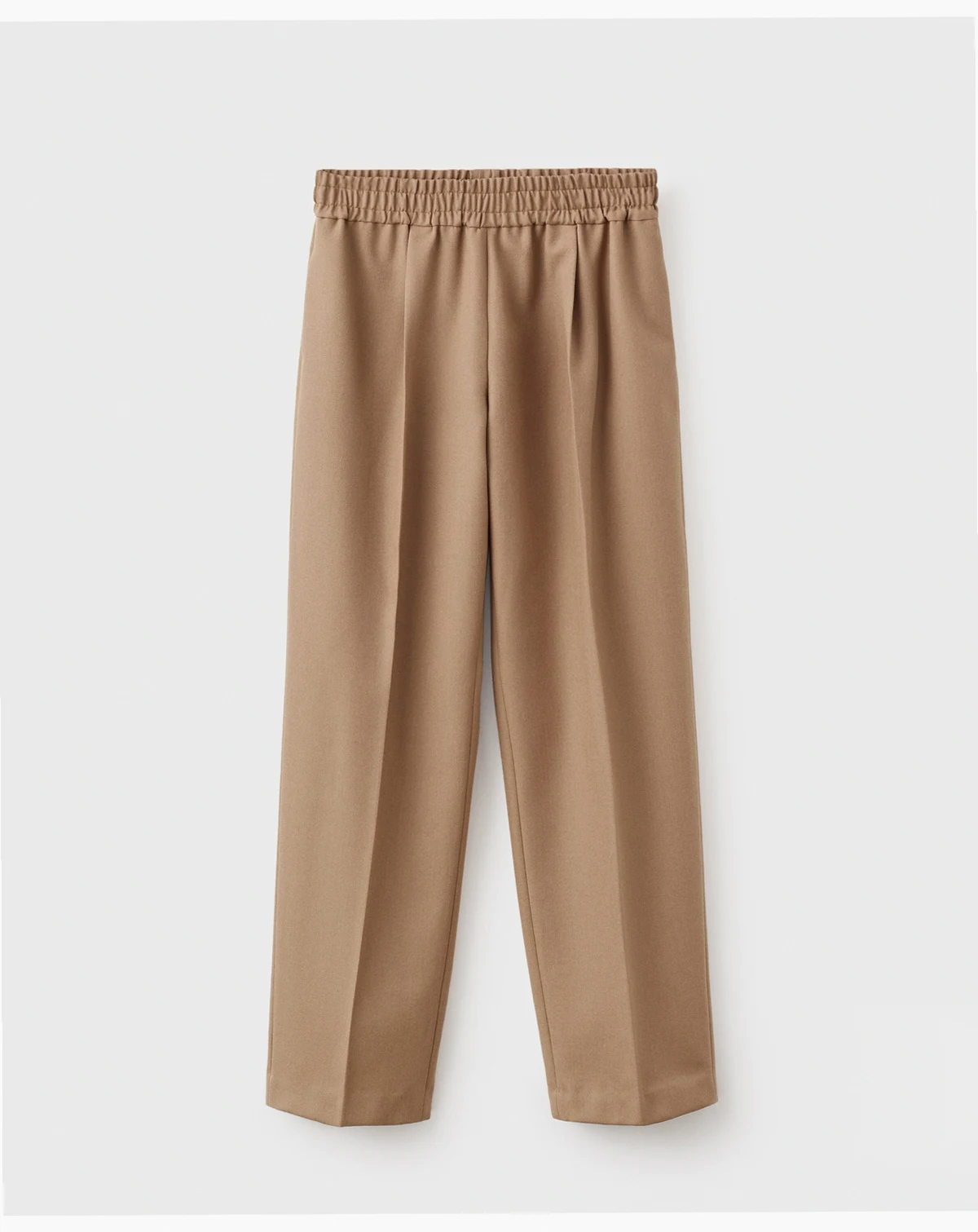 Women's Selection Wool Elastic Waist Pants