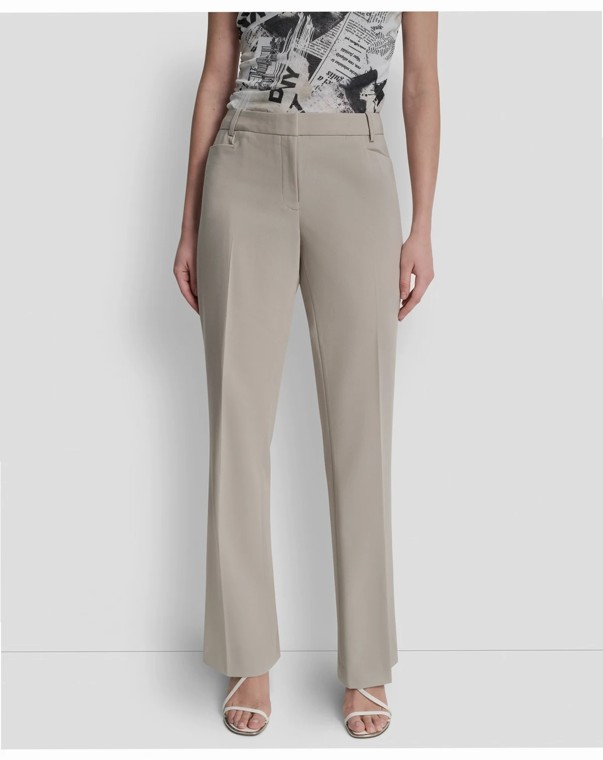 Women's Modern-Fit Front-Pleated Trousers