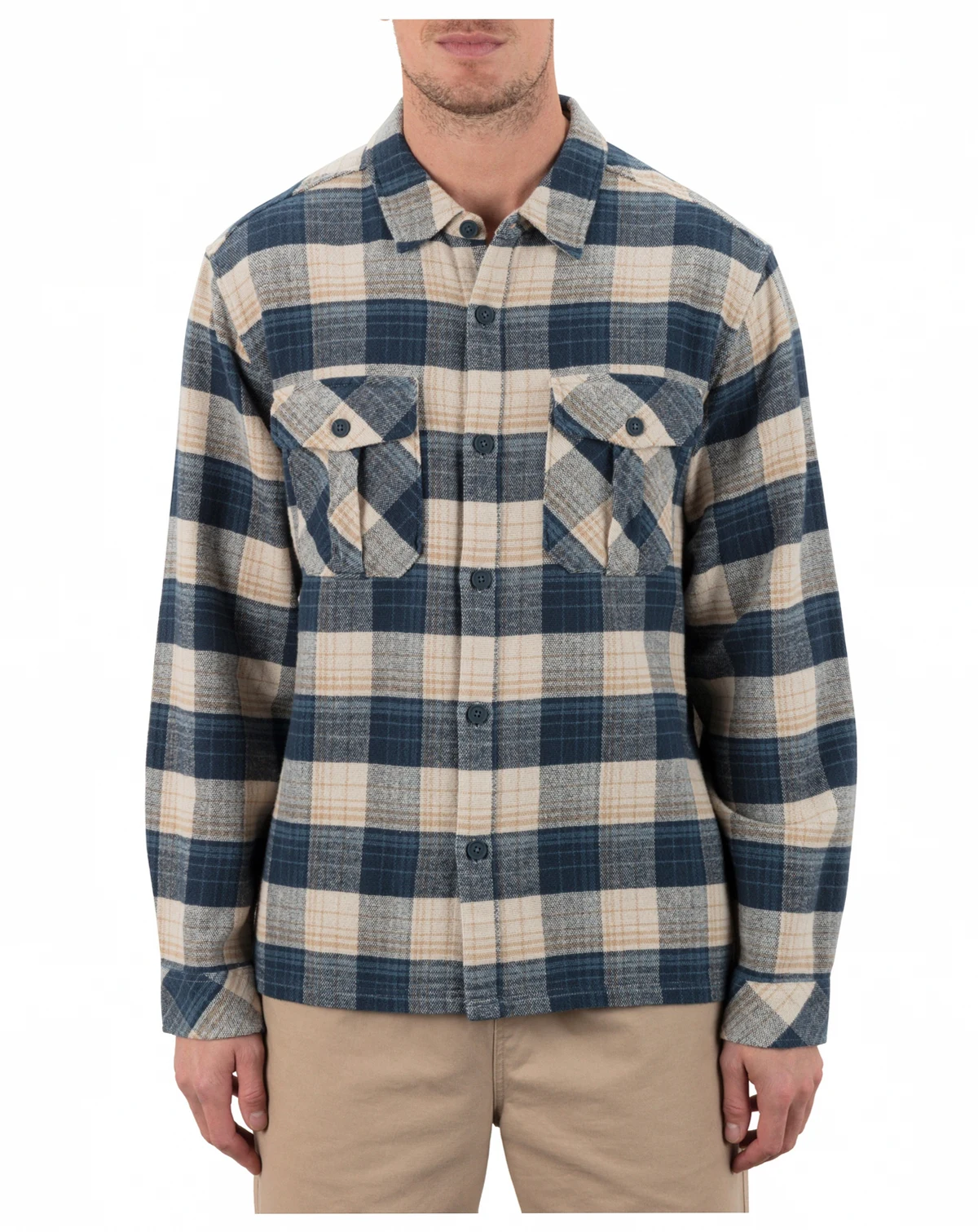 Men's Santa Cruz Seaside Flannel Long-Sleeve Shirt