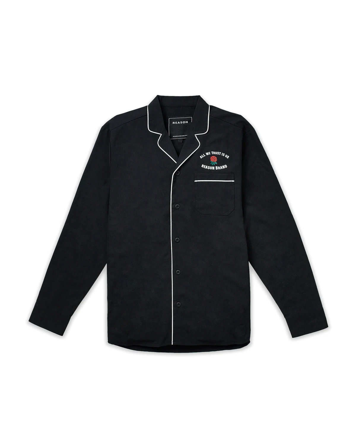 Men's All We Trust Long Sleeve Woven Shirt