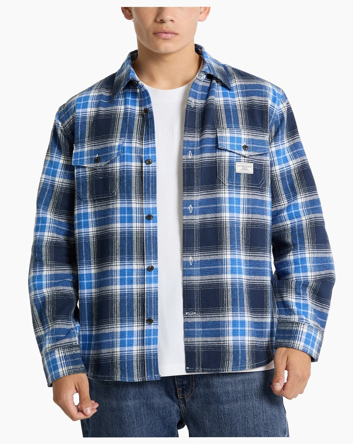 Men's Pocket Plaid Shirt