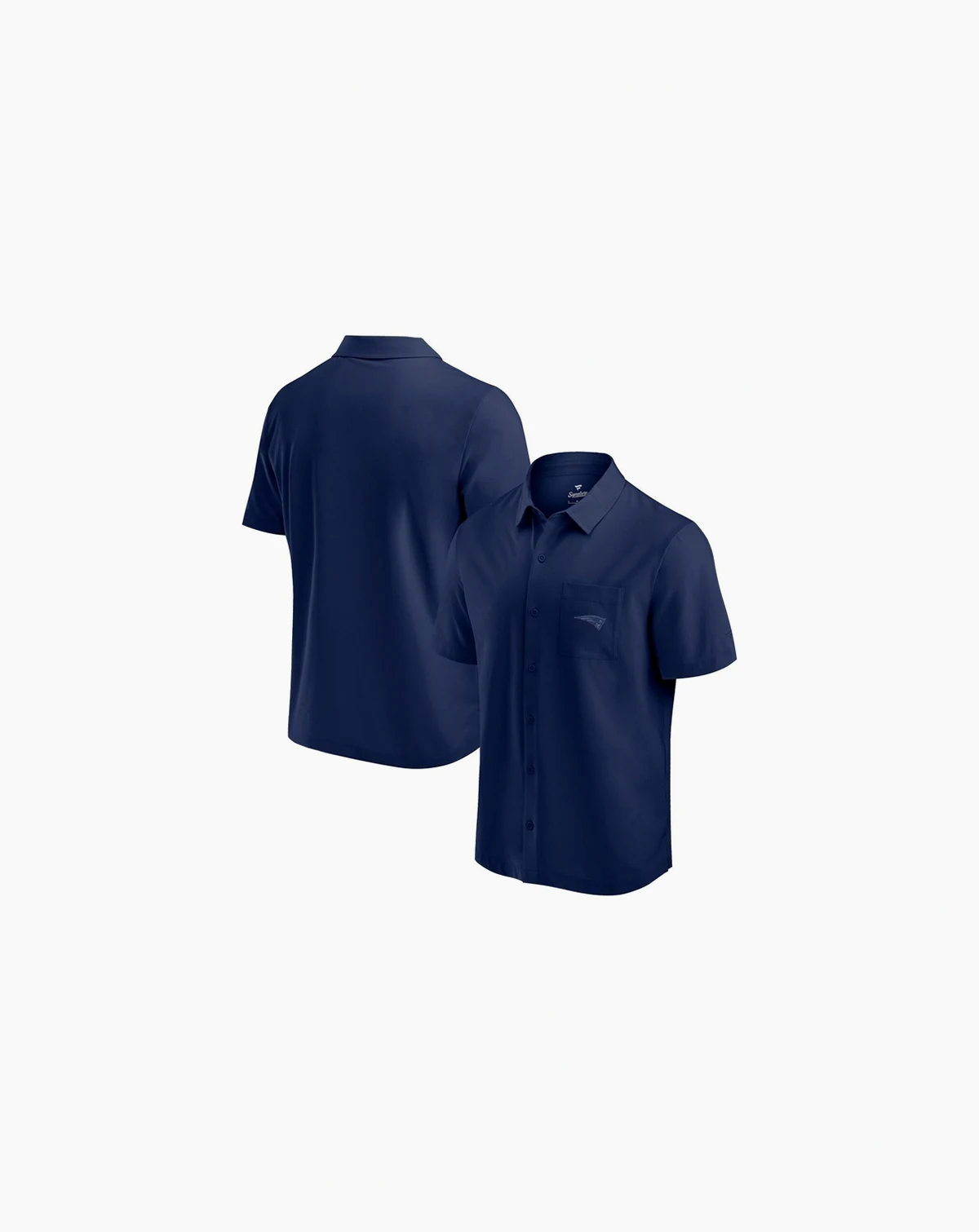 Men's Navy New England Patriots Front Office Button-Up Shirt