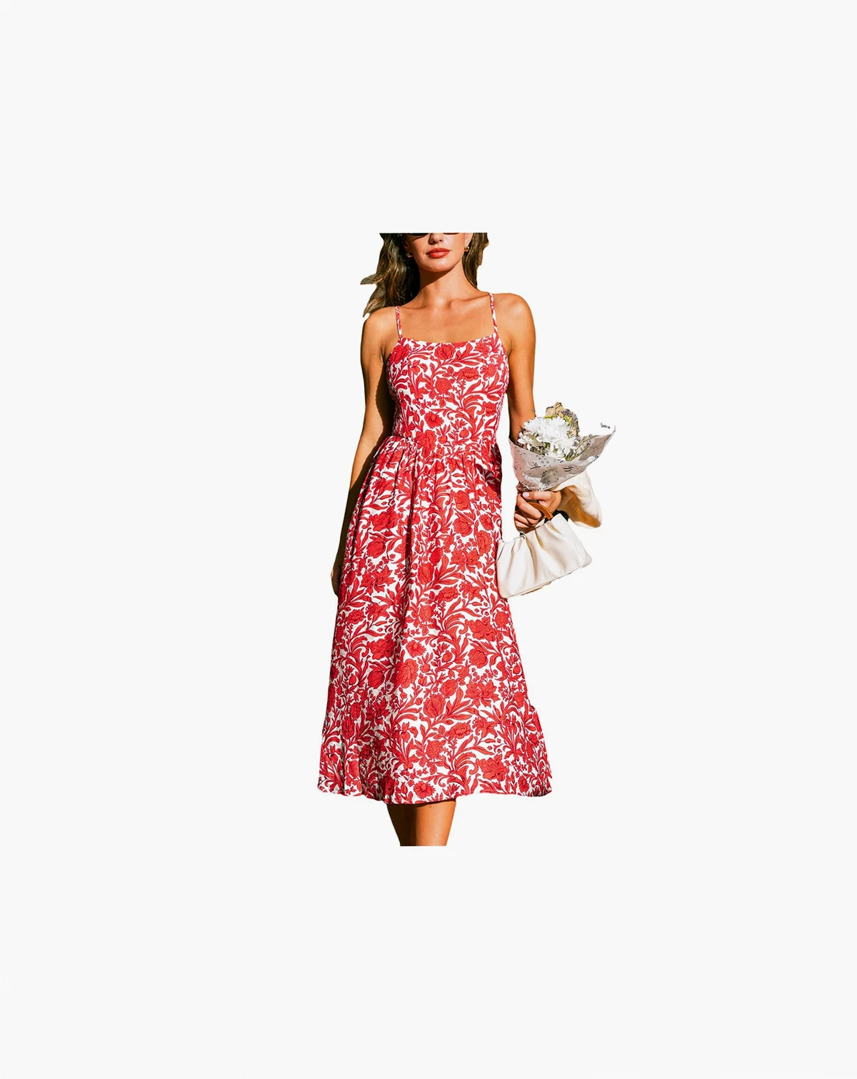 Women's Save the Date Floral Midi Beach Dress